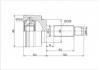 Gelenksatz, Antriebswelle CV Joint:HO-N-001