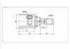 Gelenksatz, Antriebswelle CV Joint:NI-568-Model